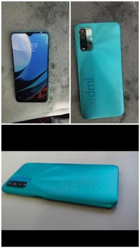 Um celular smartphone xiaome redimi 9T 128gb