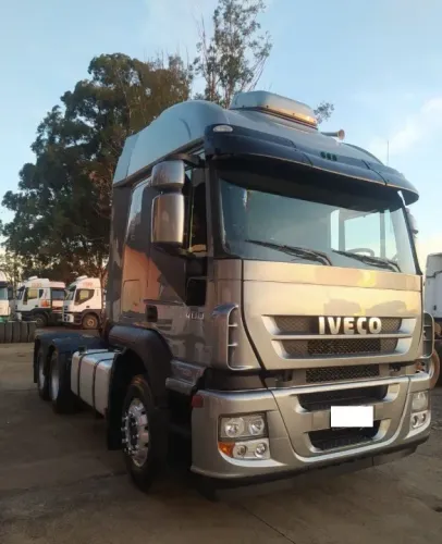 iveco stralis 400 cinza 2014 - cavalo mecanico 6x2