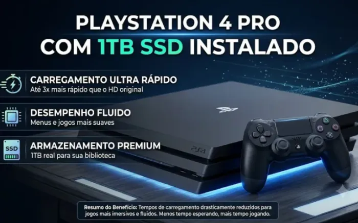 Playstation 4 Pro 1tb SSD.