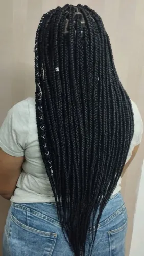 Box braids trança solta 