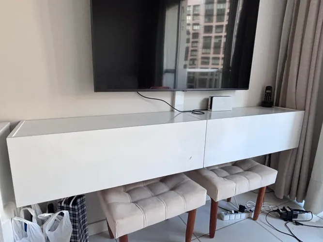 Rack Suspenso Branco - 1 ano de uso