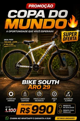 Bicicleta South Aro 29