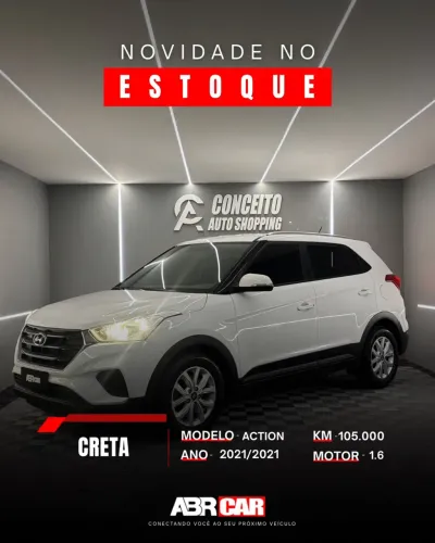 Hyundai Creta Action 1.6 16V Flex AUT 2021