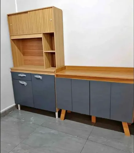 Kit Combo Armário + Aparador de Cozinha Novos Entrega Grátis