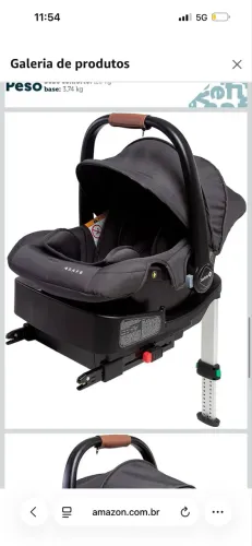 Bebê conforto com base isofix 