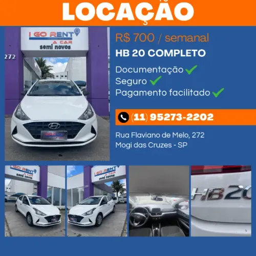 Alugo carro para motorista de aplicativo Uber, 99 e indrive