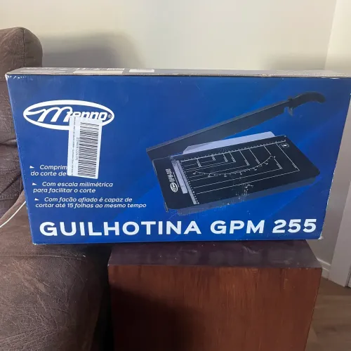 Guilhotina Menno GPM 255 nova