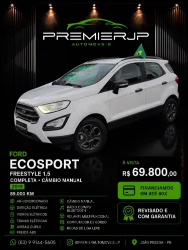 Ford Ecosport Freestyle 1.5 12V Flex 5P Mec. 2019