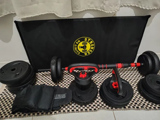 Kit de halteres musculação