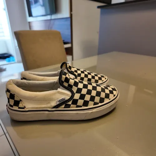 Vans Slip-On Checkerboard Original - Tam. EUR 37 (equivale ao BR 36)