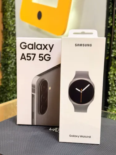 Galaxy a57 5g + Watch8 40mm novos