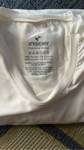   Duas Camisas Insider XGG - 80 cada - retirada na Lagoa