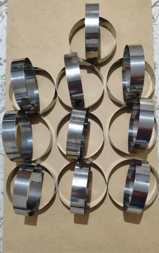 20 Aros Modelador 12x3 Para Pães E Carnes Para Hamburgueria