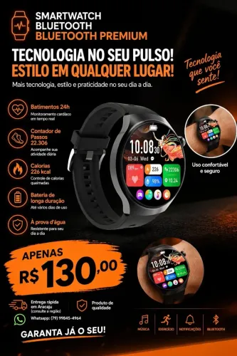 Relógio digital smartwatch