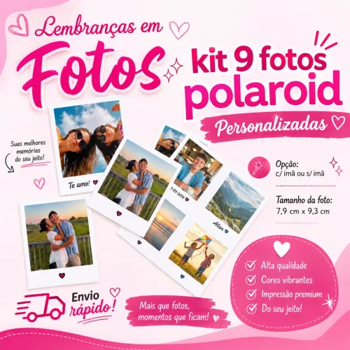 Fotos polaroides fotos c/ imã s/ imã