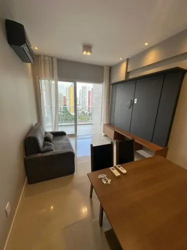 Apartamento mobiliado para locação no Ed. Life Spa & Gym