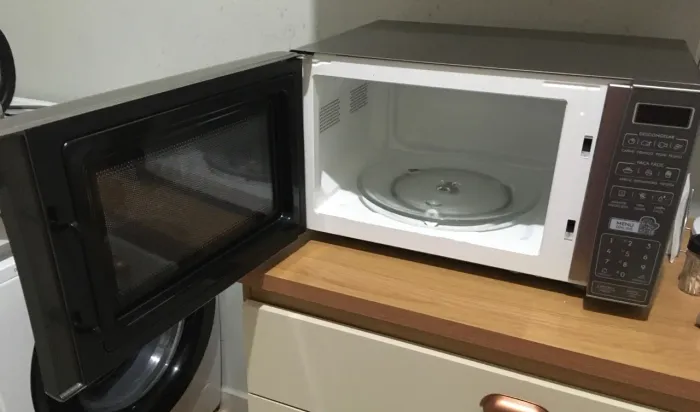 Microondas com defeito