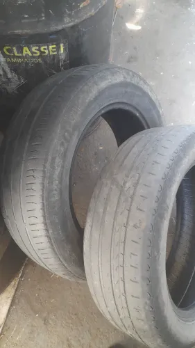 2 pneus aro 15 quebra galho.