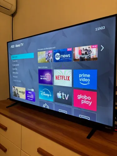 Tv Smart Roku - AOC 43 polegadas