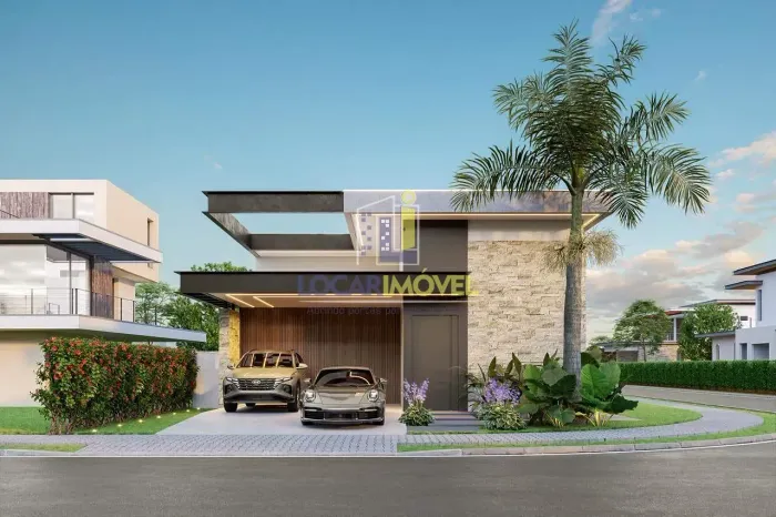 Casa com 4 suítes, piscina com hidromassagem e garagem para 4 carros à venda, no Alphavill