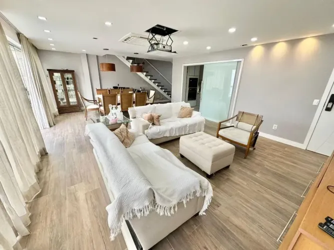 Cobertura Duplex com 4 suítes para alugar, 178 m² por R$ 9.500/mês - Recreio dos Bandeiran