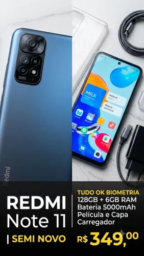 REDMI note 11 128gb biometria
