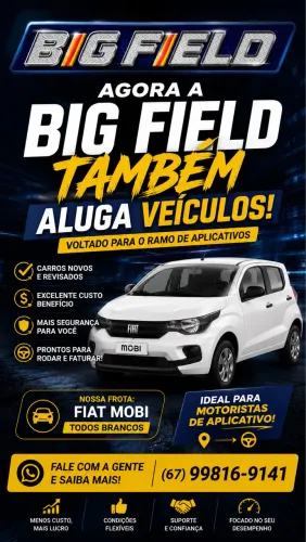 Alugo VEICULO para aplicativo