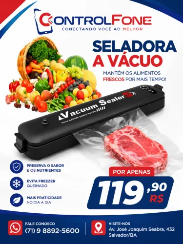 Seladora de embreagem a vácuo
