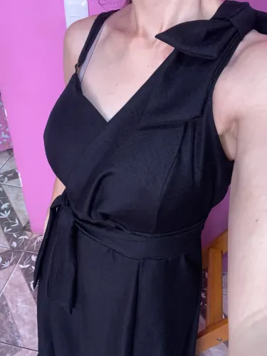 Vestido longo preto festa