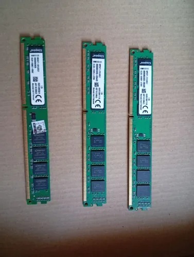 Memória ram 2x8g e 1x4g usadas