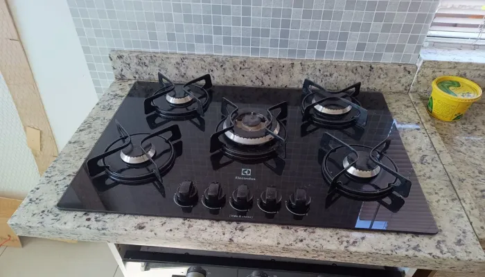 Fogão Cooktop + pedra