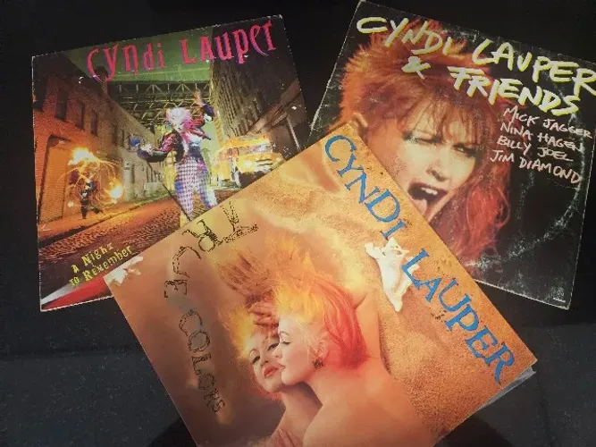 Lote disco de vinil Cyndi Lauper - 3 discos de vinil