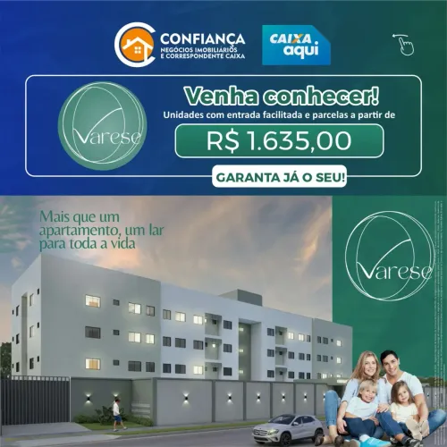Residencial Varese - 2 e 3 quartos sendo 1 suite