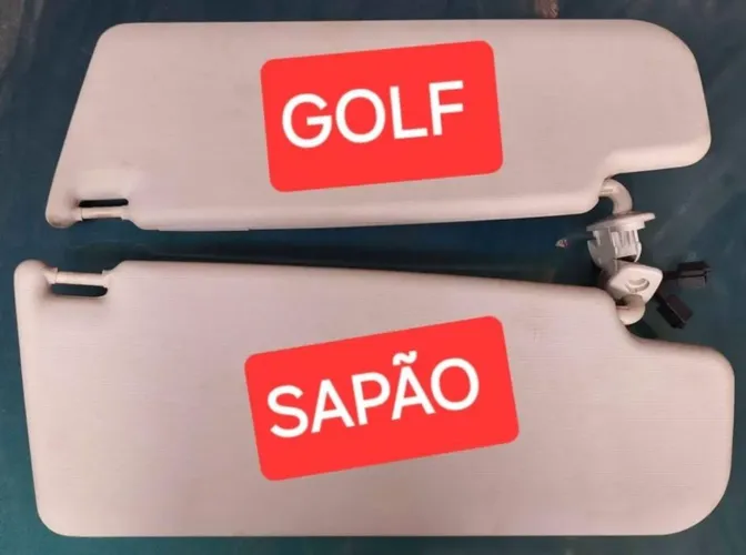 CP-04 PAR DE QUEBRA-SÓIS GOLF SAPÃO - COM LUZ ORIGINAL VW 