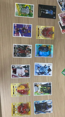 Cartas Topps Champions League edição especial
