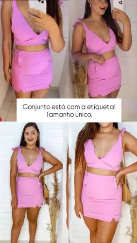 Vendo conjunto está com a etiqueta.