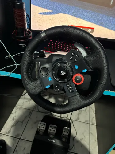 Volante Logitech G29 Driving Force + pedais, ps3/ps4/ps5/pc