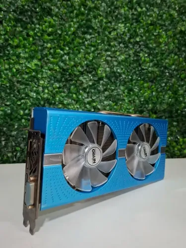Placa de vídeo RX 580 8GB 2048SP Sapphire Blue Edition revisada, retire em nossa loja