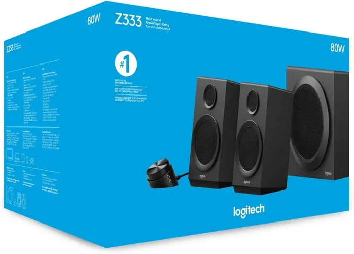 Caixa de som Logitech Z333 80w