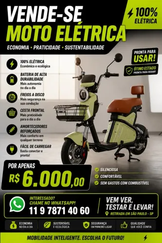 SCOOTER ELETRICA WAOPAI - WD2 1000W