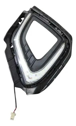Moldura Farol Neblina Dir L/passageiro Hyundai Creta 2020 Preto Direito