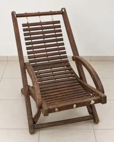 Espreguiçadeira de Madeira Maciça