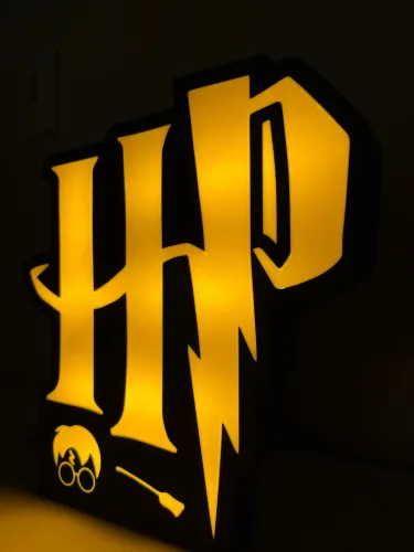 Luminária 3D Harry Potter 