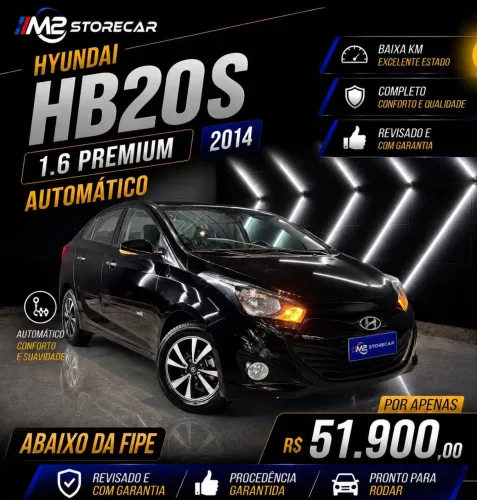 Hyundai HB20S Premium 1.6 Flex 16V Aut. 4P 2014