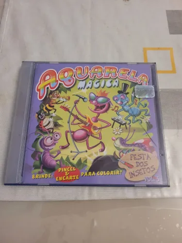CD Aquarela Mágica Festa dos Insetos Vol 5 Mídia Original