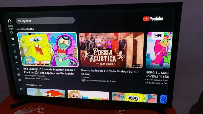 Tv Samsung smart 32 polegadas valor 500 reais.