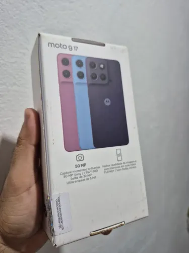 Moto G17 128gb 1 ano de garantia com Nota