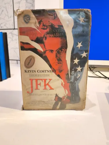 Fita VHS JFK - A Pergunta Que Não Quer Calar (Dublado) - Raridade Anos 90 - DUBLADA