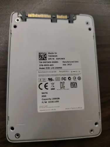 Ssd 256 gigas