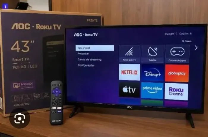 Tv digital 43 polegadas excelente funcionamento com Netflix